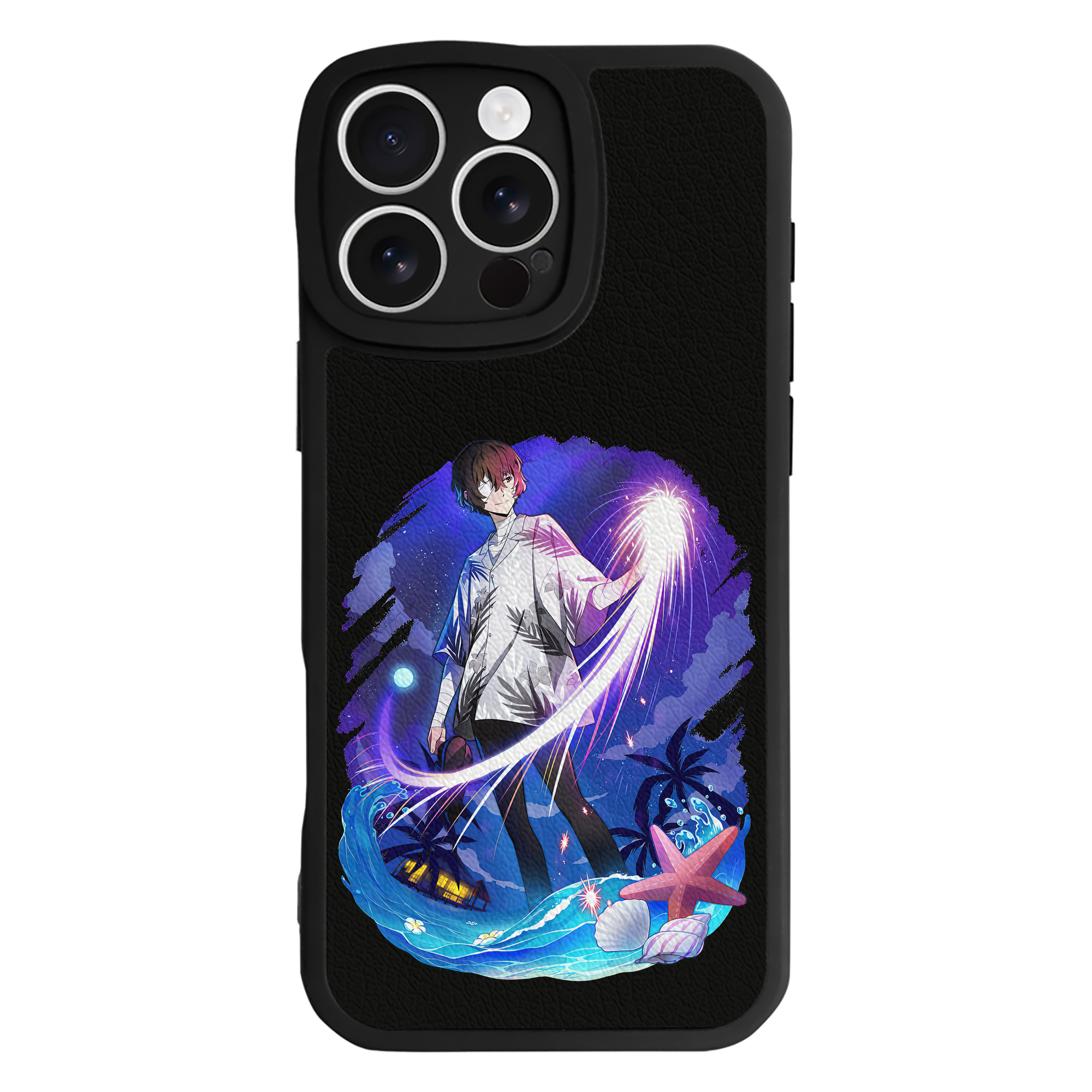（画像用） 文豪ストレイドッグス Bungo Stray Dogs 【iPhone 16シリーズ対応】シリコンスマホケース（レザー調） 材質：シリコン